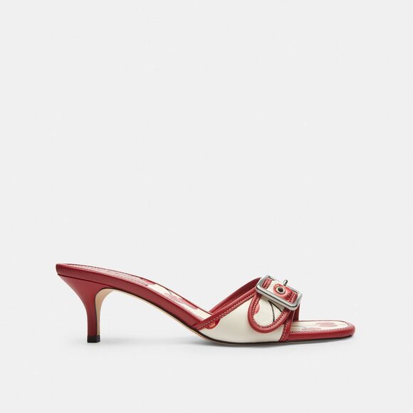 Margot Sandal With Cherry Print, Worn once for photoshoot. - Picture 3 of 11